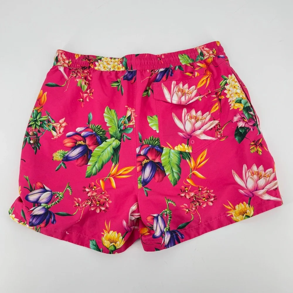 Ralph Lauren Purple Label Swim Trunks Pink Floral IT 5‎ US M
